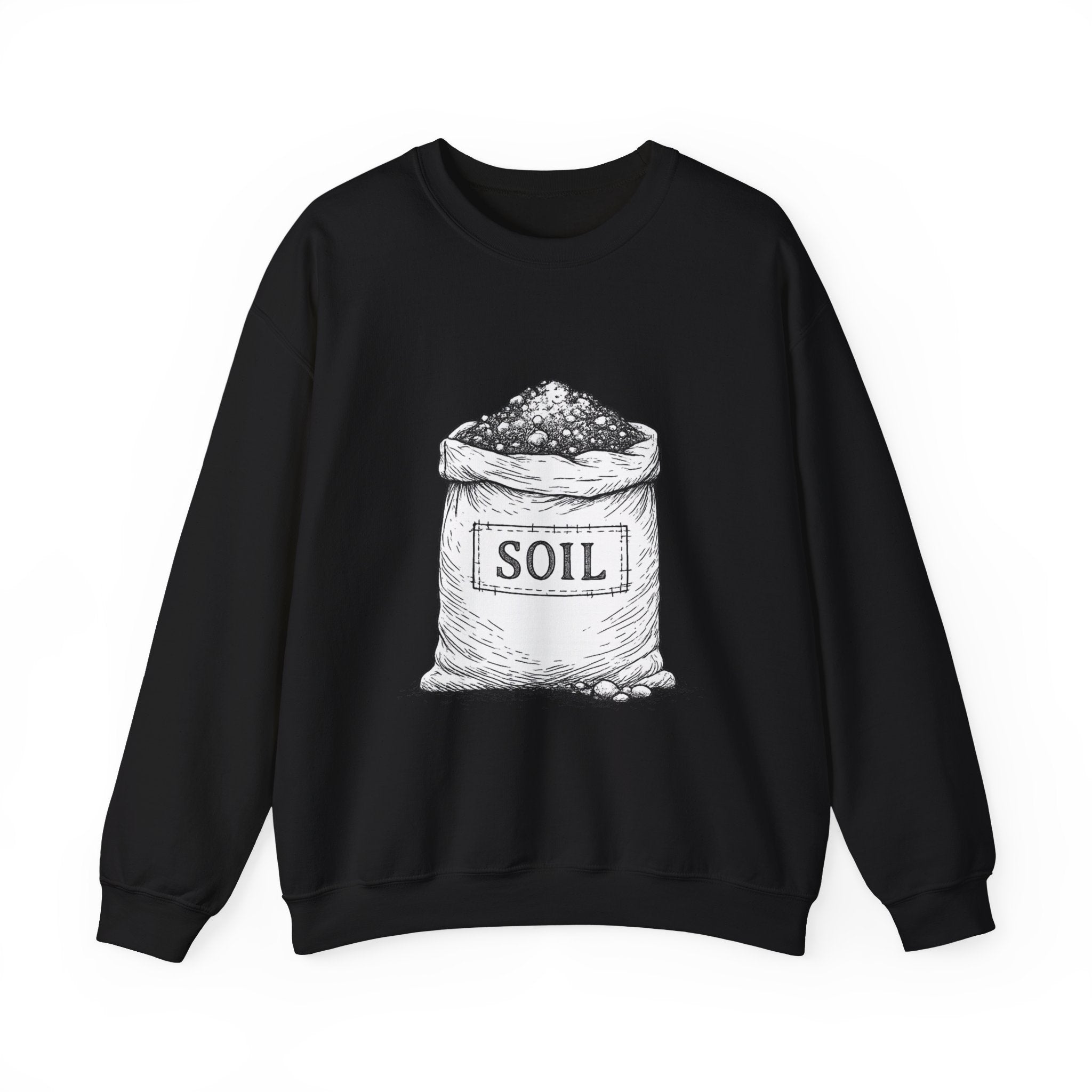 Garden Soil Bag Crewneck Sweatshirt — Gardener Gift