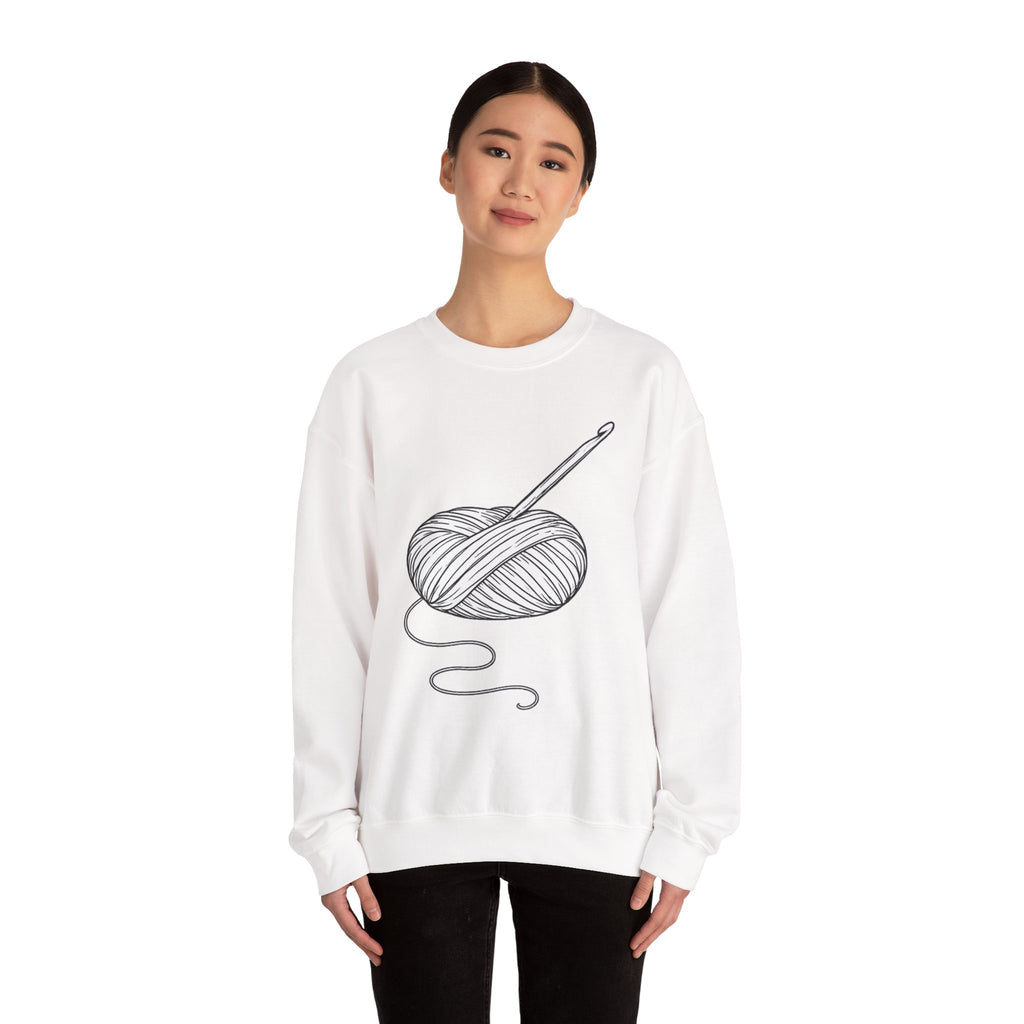 Crochet Crewneck Sweatshirt