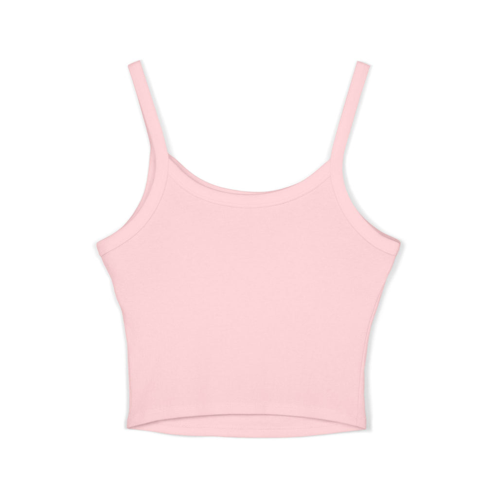 Egg Basket Spaghetti Strap Tank Top — Cute Farmhouse Easter Spring Graphic