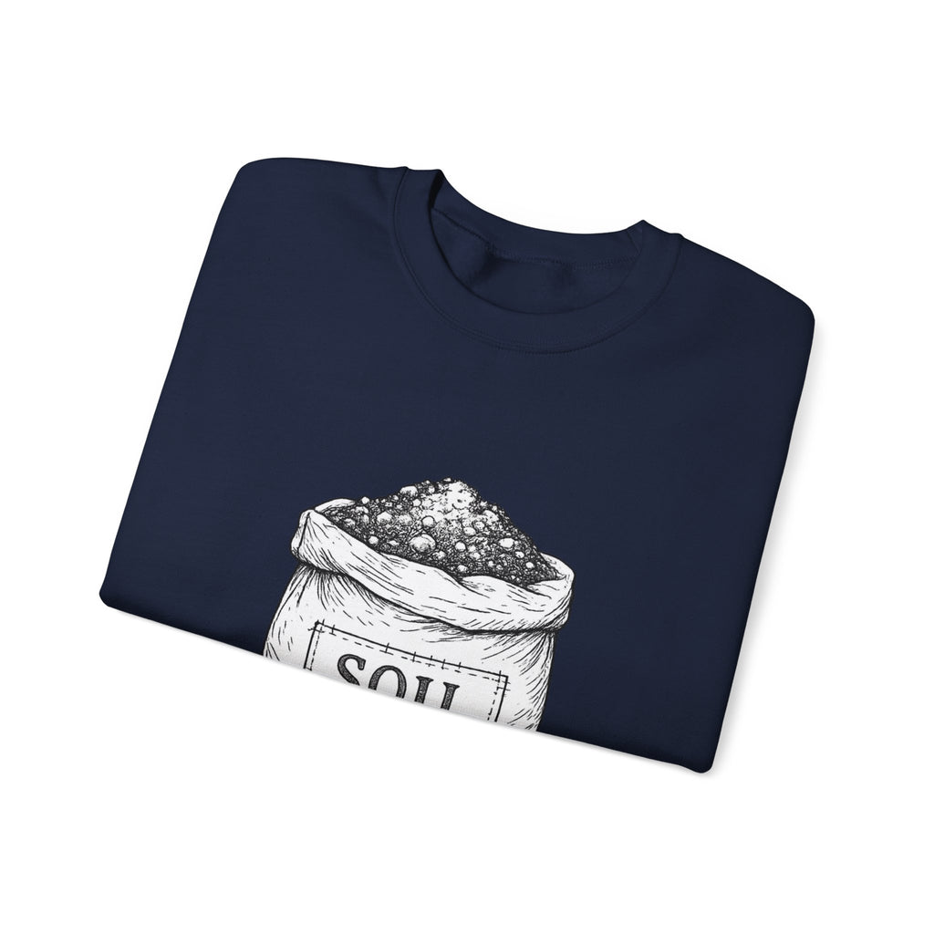 Garden Soil Bag Crewneck Sweatshirt — Gardener Gift