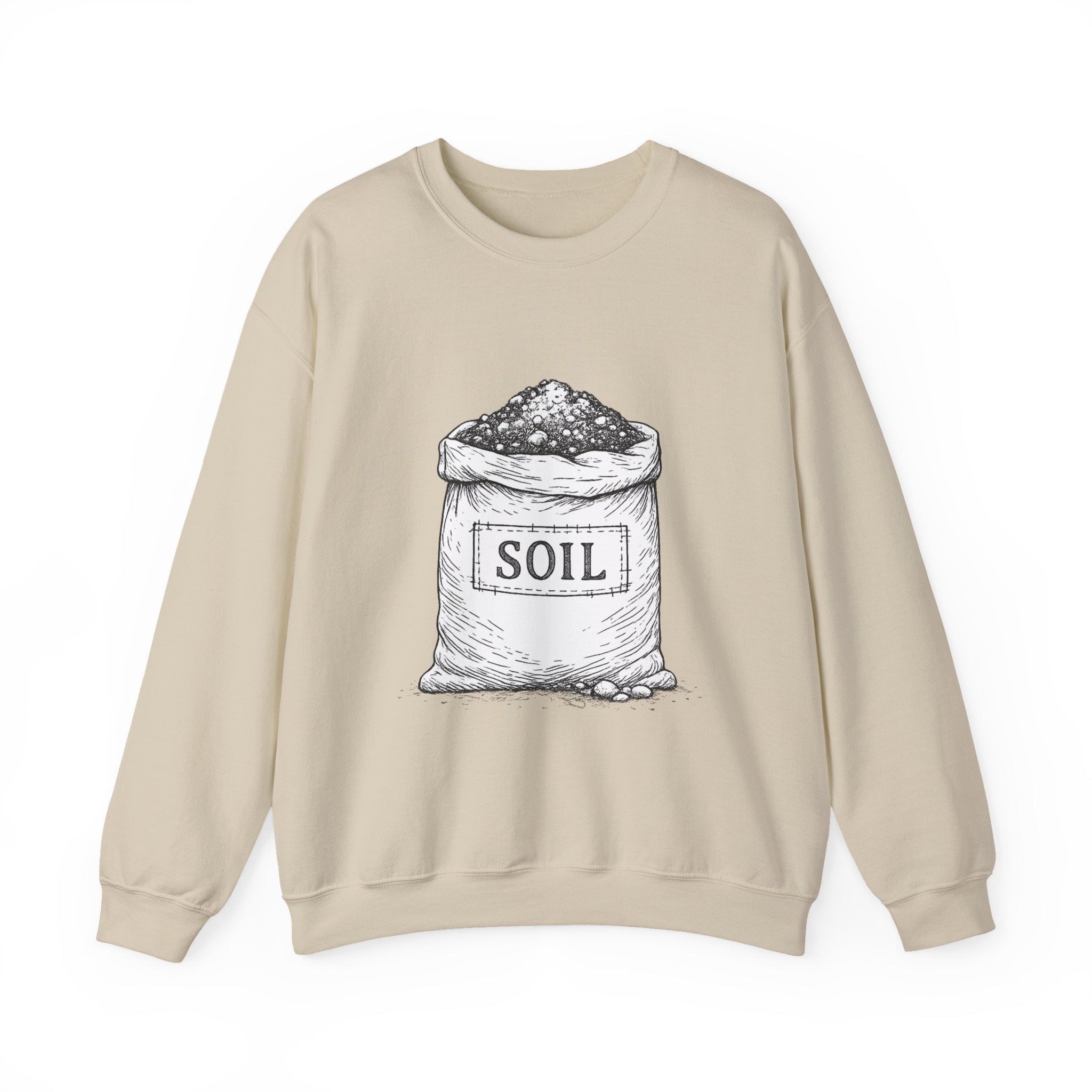 Garden Soil Bag Crewneck Sweatshirt — Gardener Gift