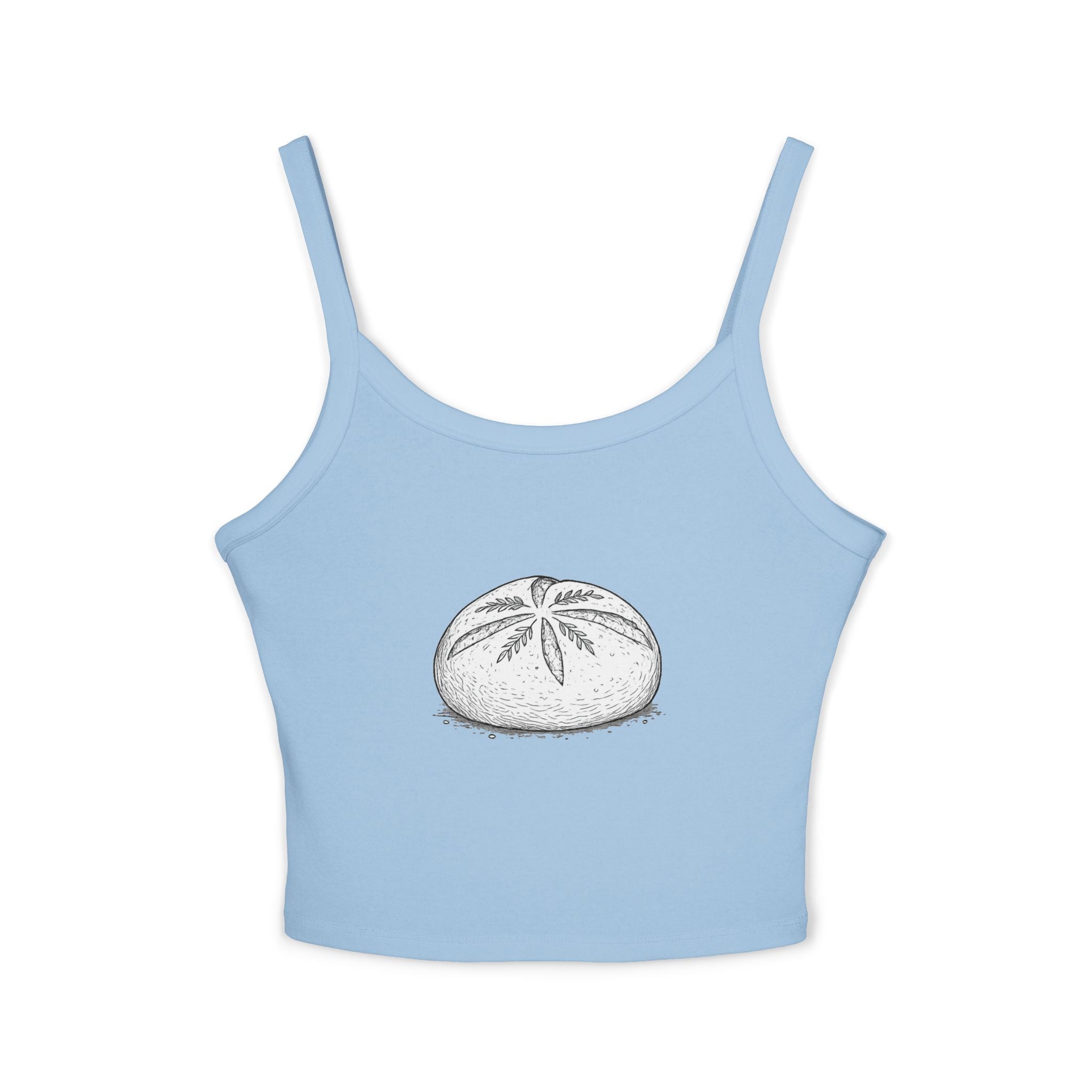 Sourdough Loaf Tank Top — Women's Spaghetti Strap Baking Shirt