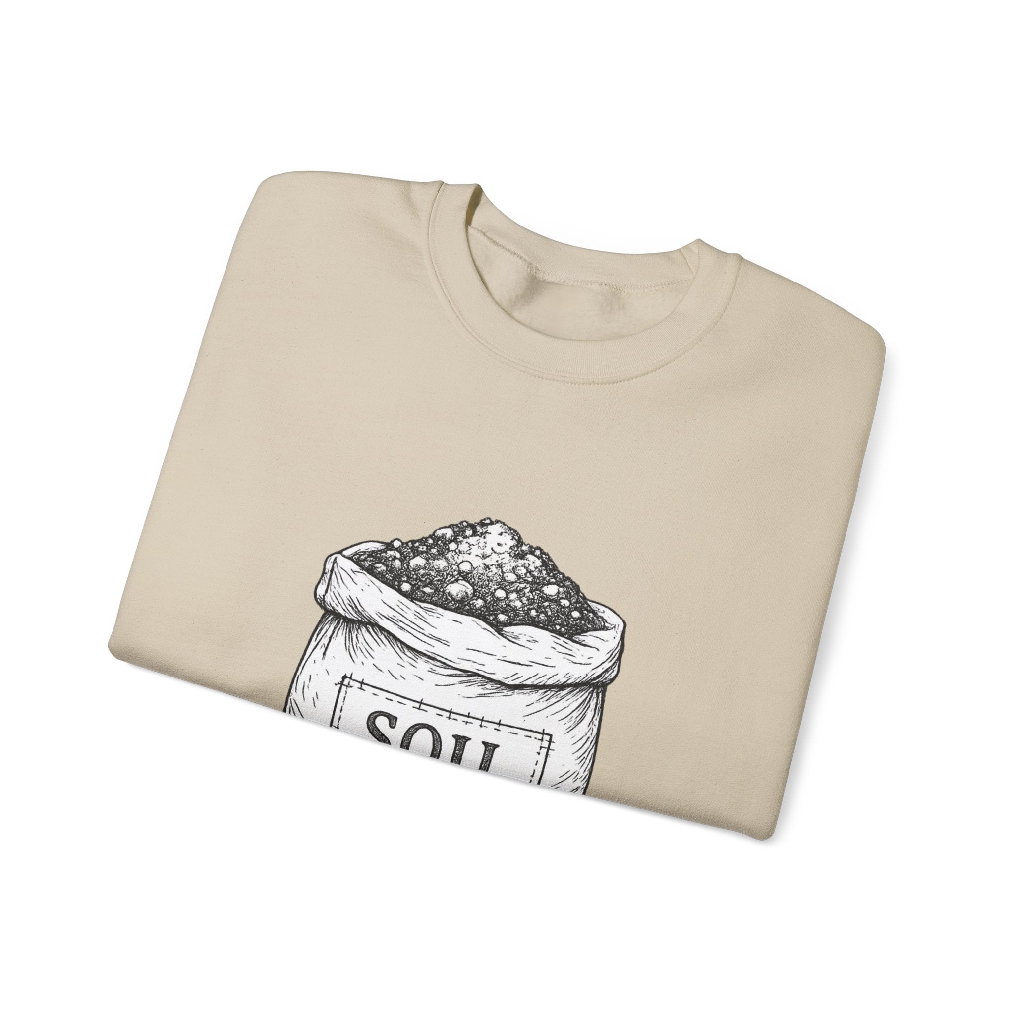 Garden Soil Bag Crewneck Sweatshirt — Gardener Gift