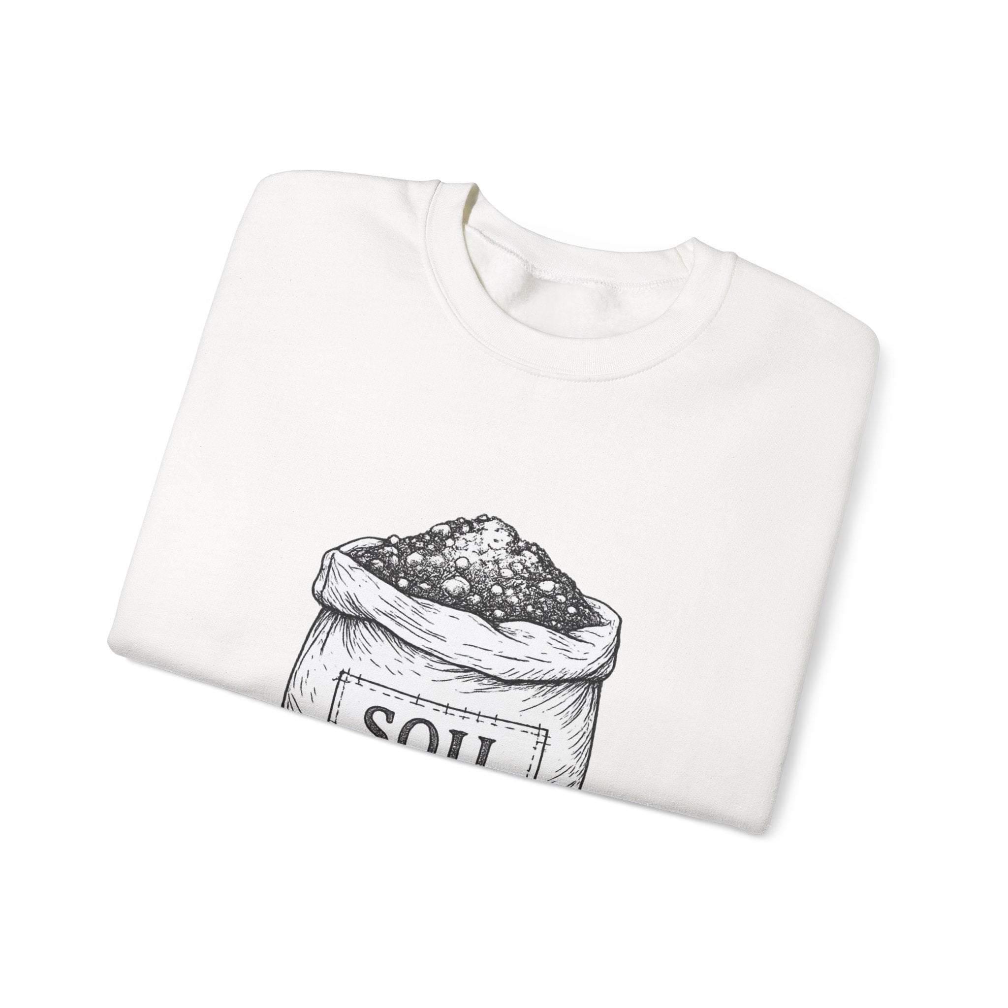 Garden Soil Bag Crewneck Sweatshirt — Gardener Gift