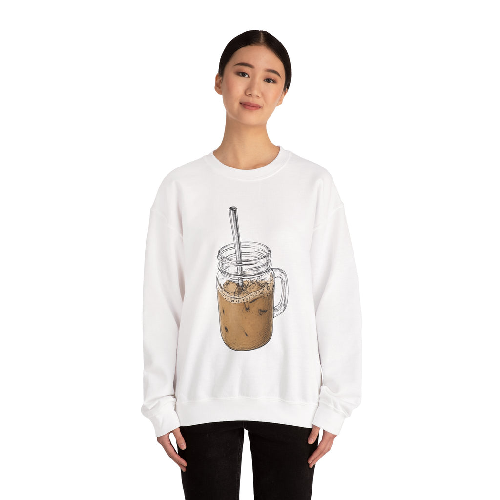 Triple shot with oat milk Crewneck Sweatshirt