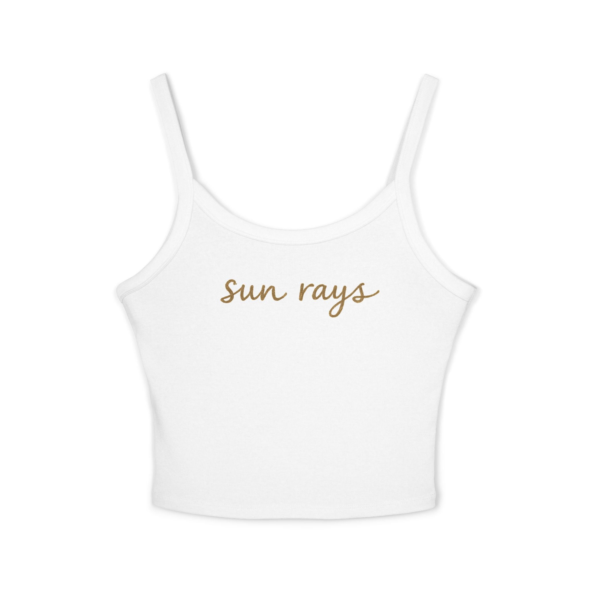 sun rays (Large font) Tank Top