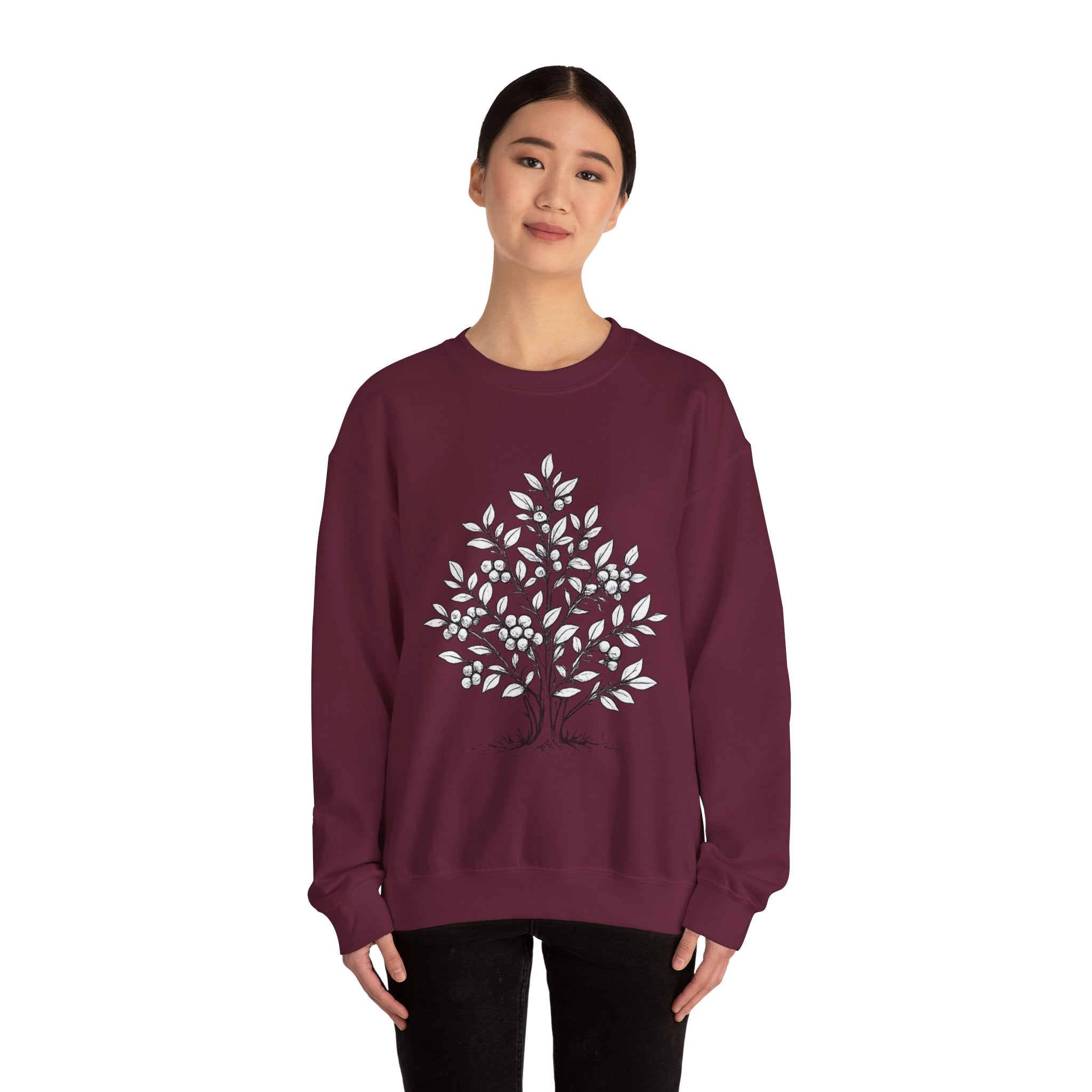 Blueberry bush Crewneck Sweatshirt
