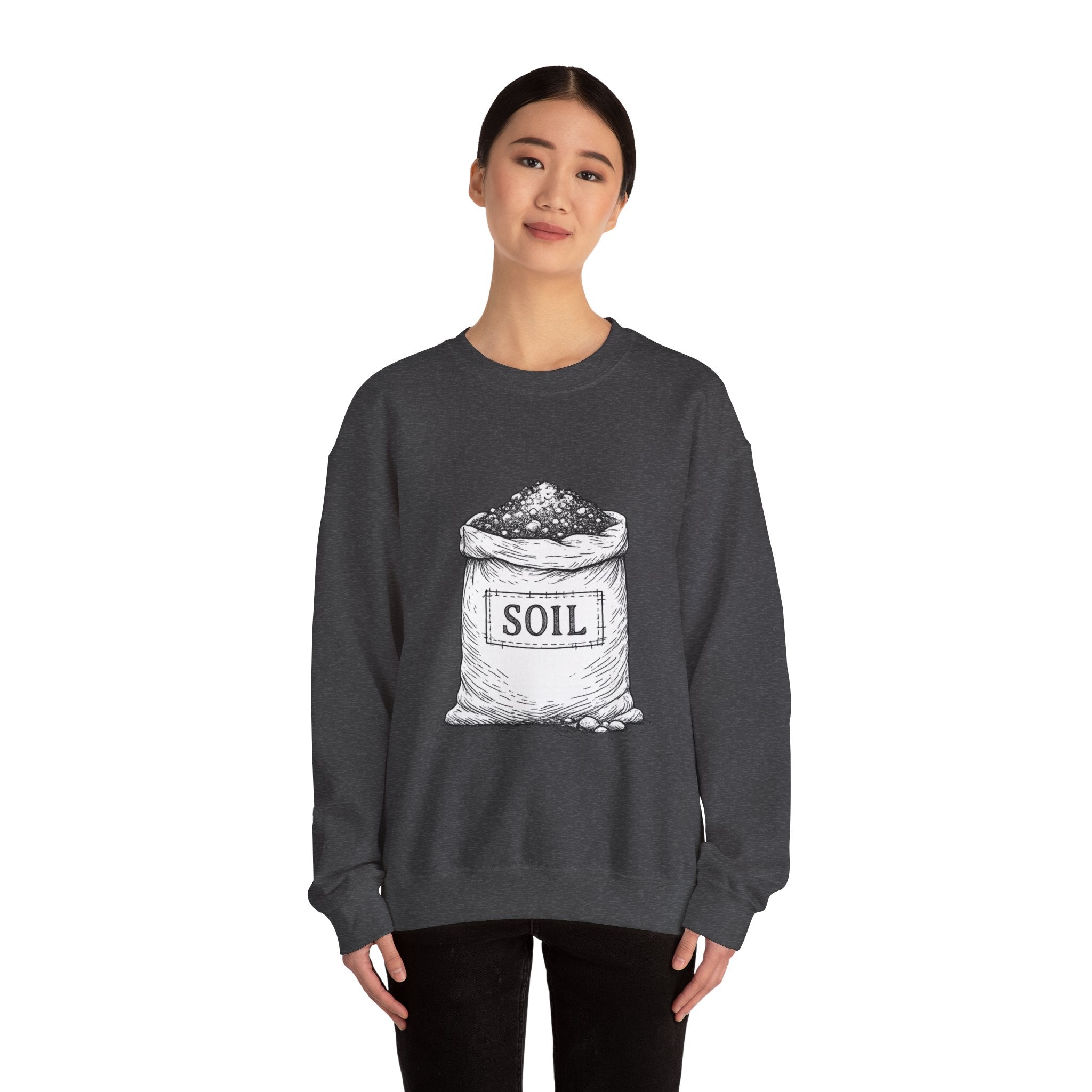 Garden Soil Bag Crewneck Sweatshirt — Gardener Gift