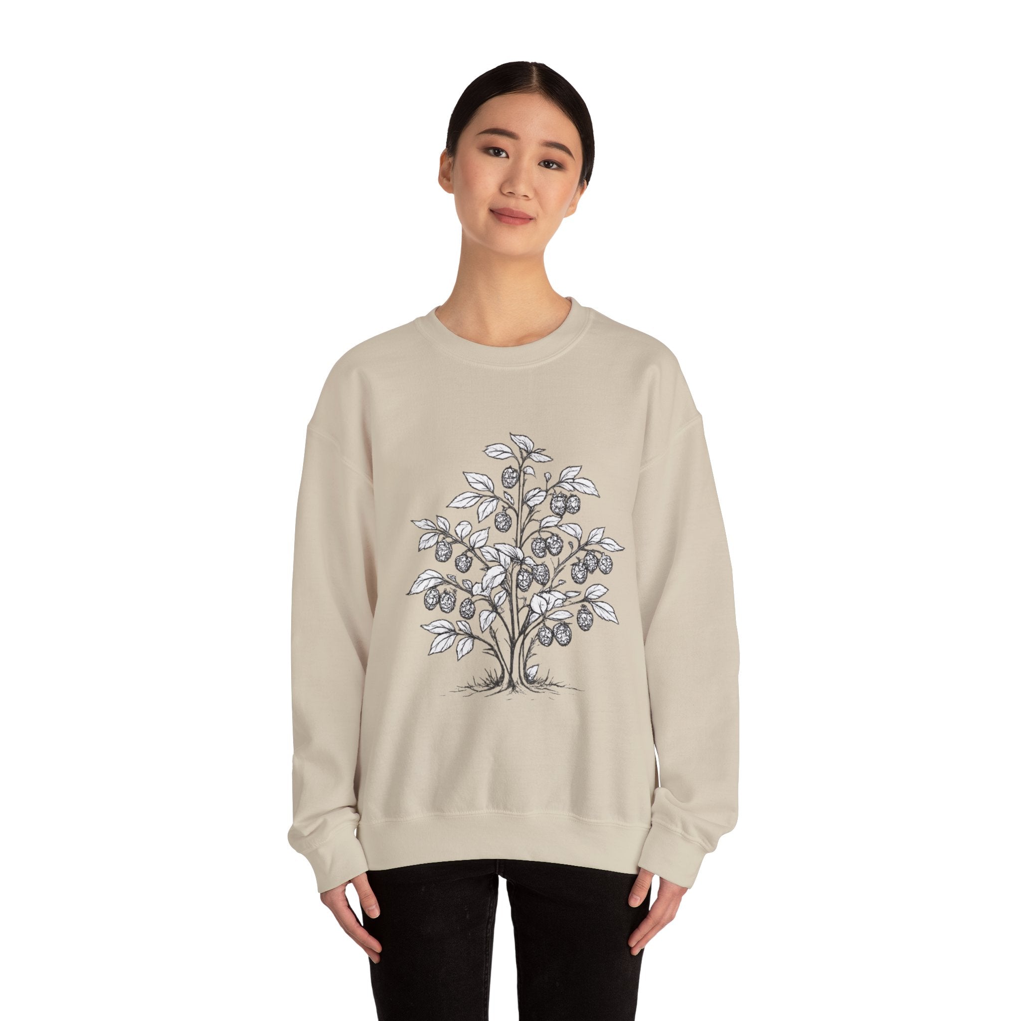 Raspberry bush Crewneck Sweatshirt