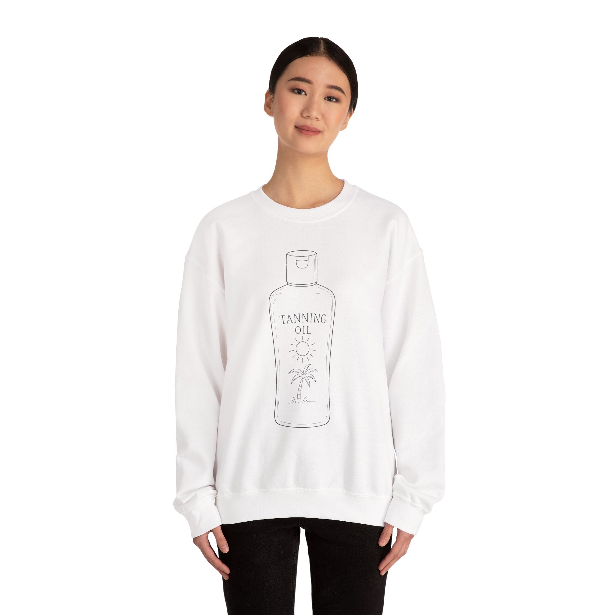 Tanning oil Crewneck Sweatshirt