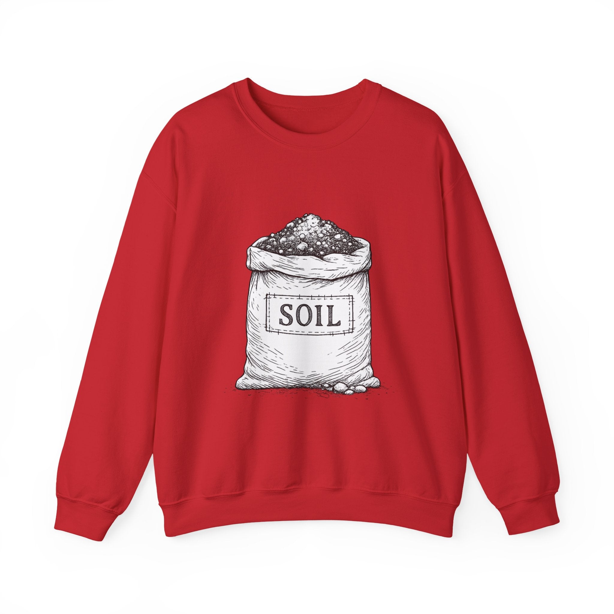 Garden Soil Bag Crewneck Sweatshirt — Gardener Gift