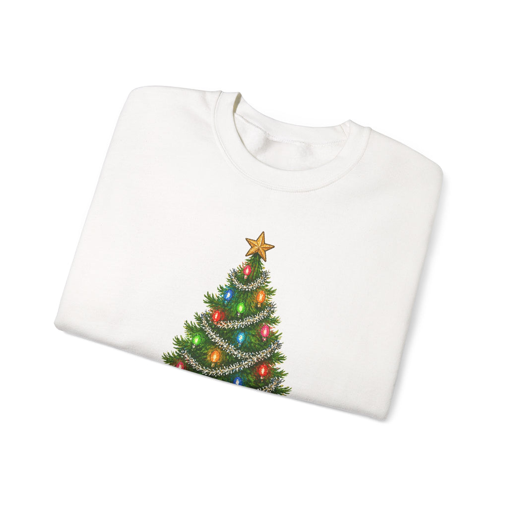 Vintage Christmas tree Crewneck Sweatshirt