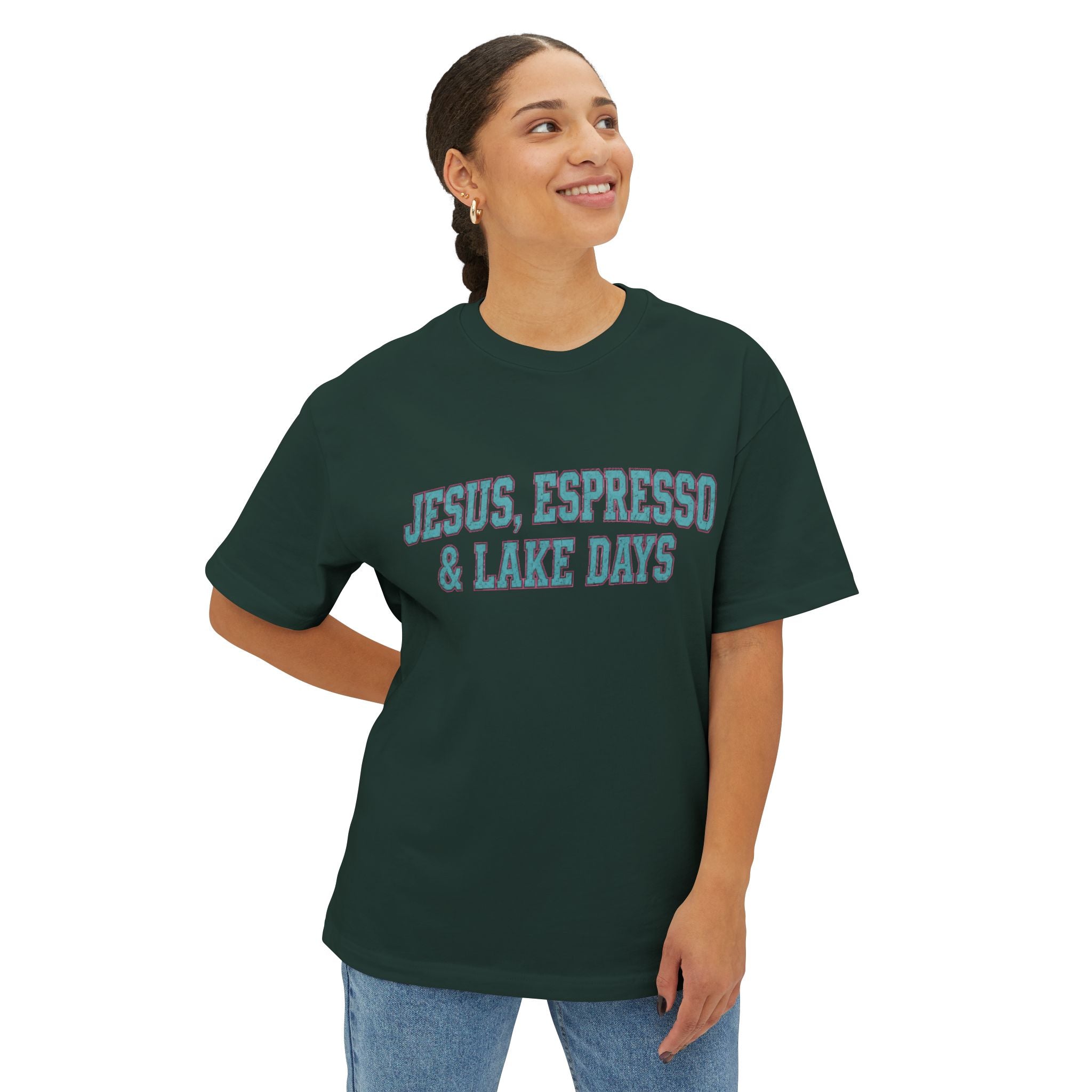 Jesus, Espresso and Lake Days Tee