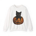 Cat in pumpkin Crewneck Sweatshirt