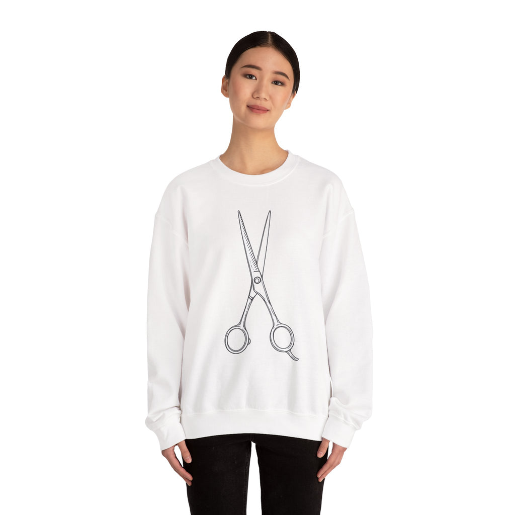Barber scissors Crewneck Sweatshirt