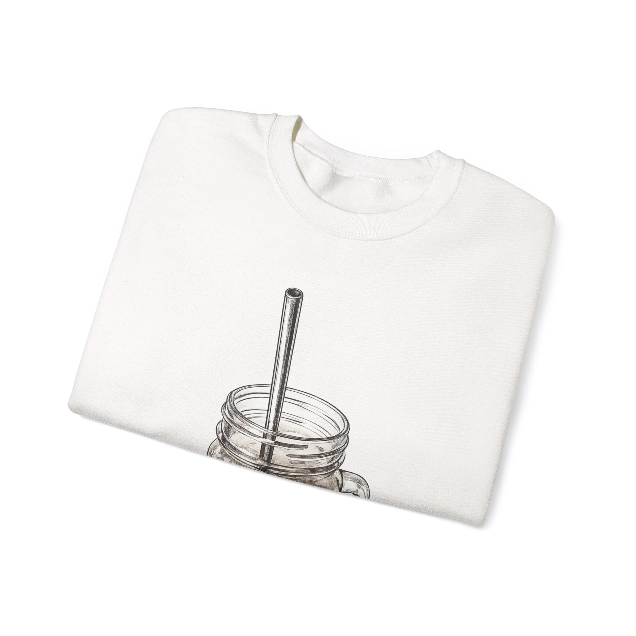 Single shot with oatmilk Crewneck Sweatshirt