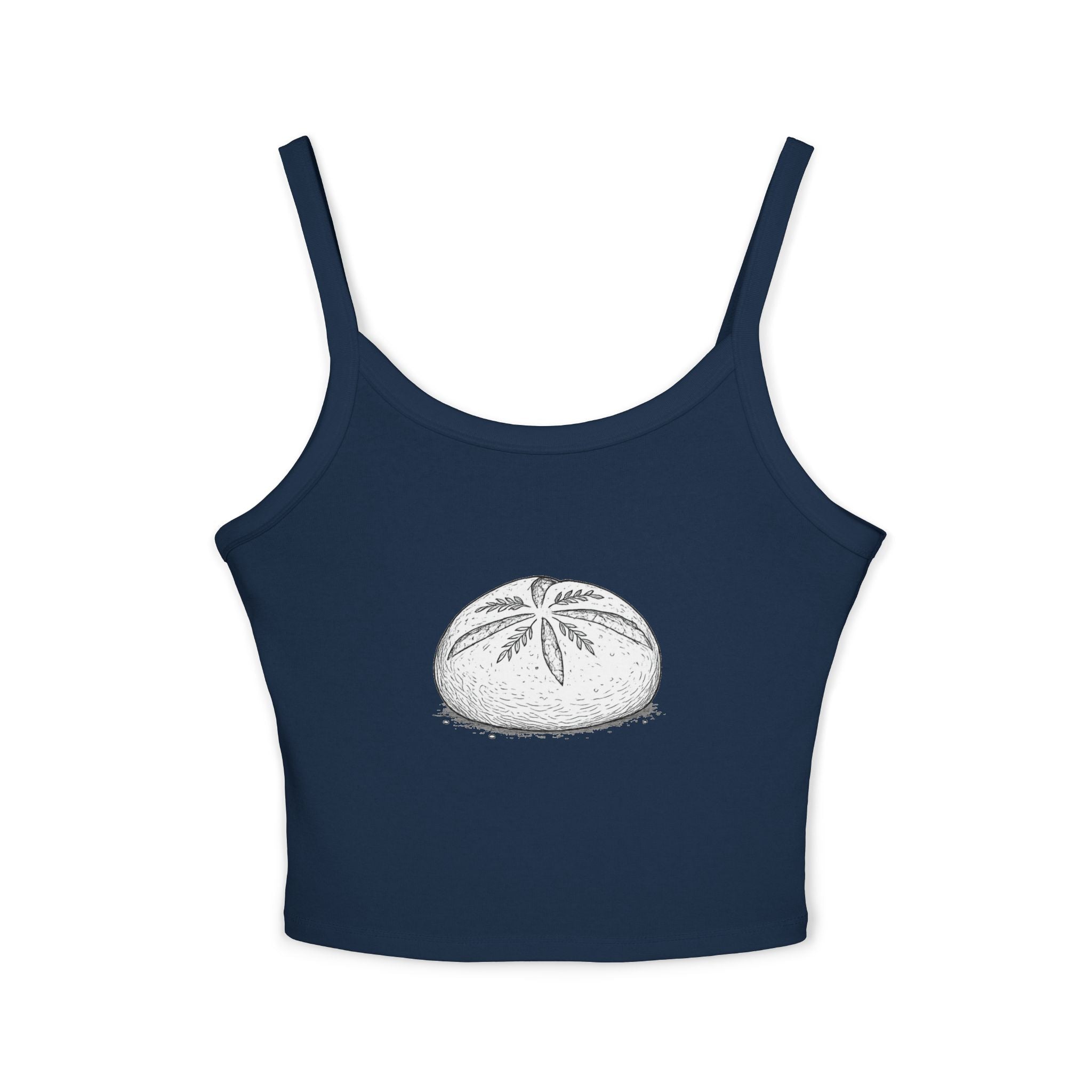 Sourdough Loaf Tank Top — Women's Spaghetti Strap Baking Shirt