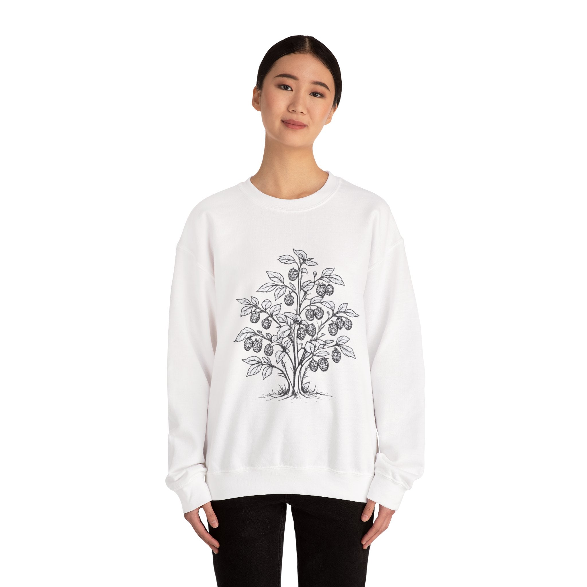 Raspberry bush Crewneck Sweatshirt