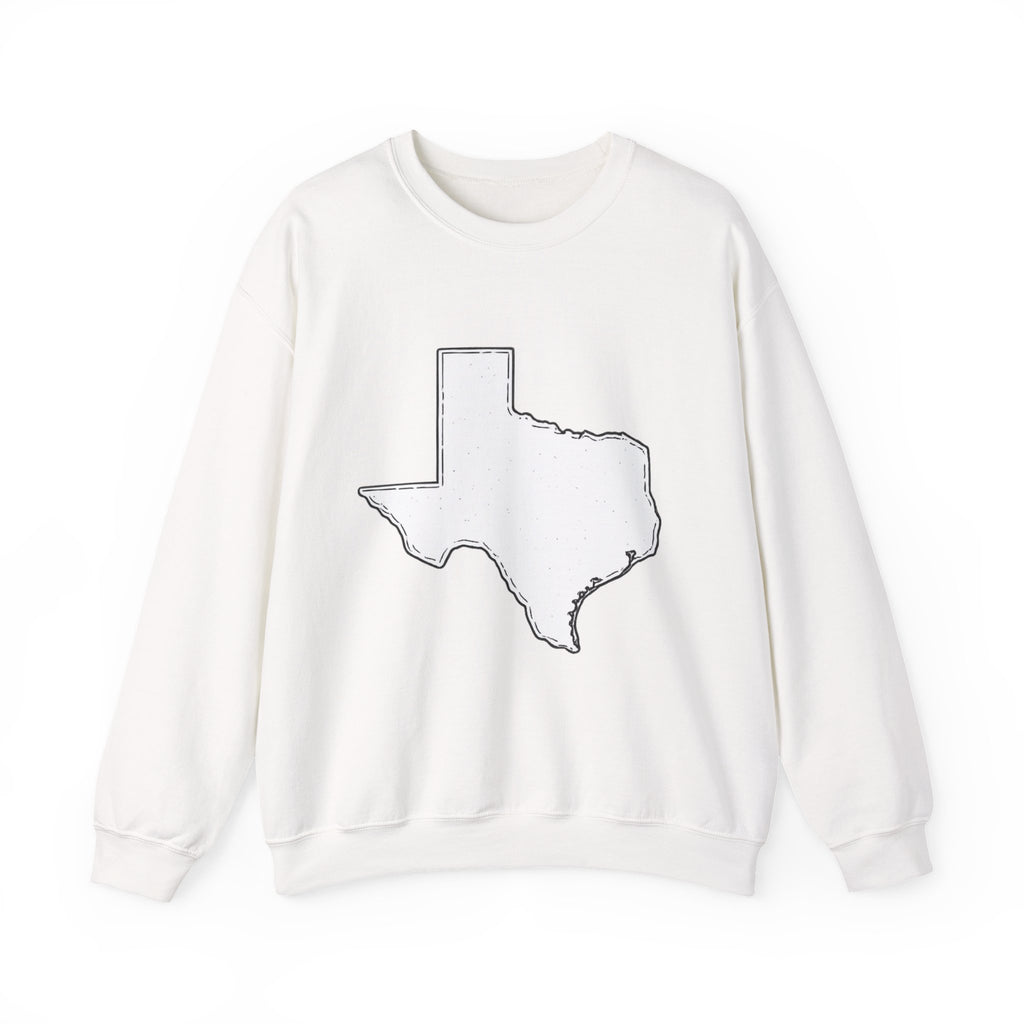 Texas 'TX' Crewneck Sweatshirt — Classic State Pride Pullover