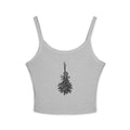Herb Bundle Tank Top — Botanical Spaghetti Strap Tank for Women