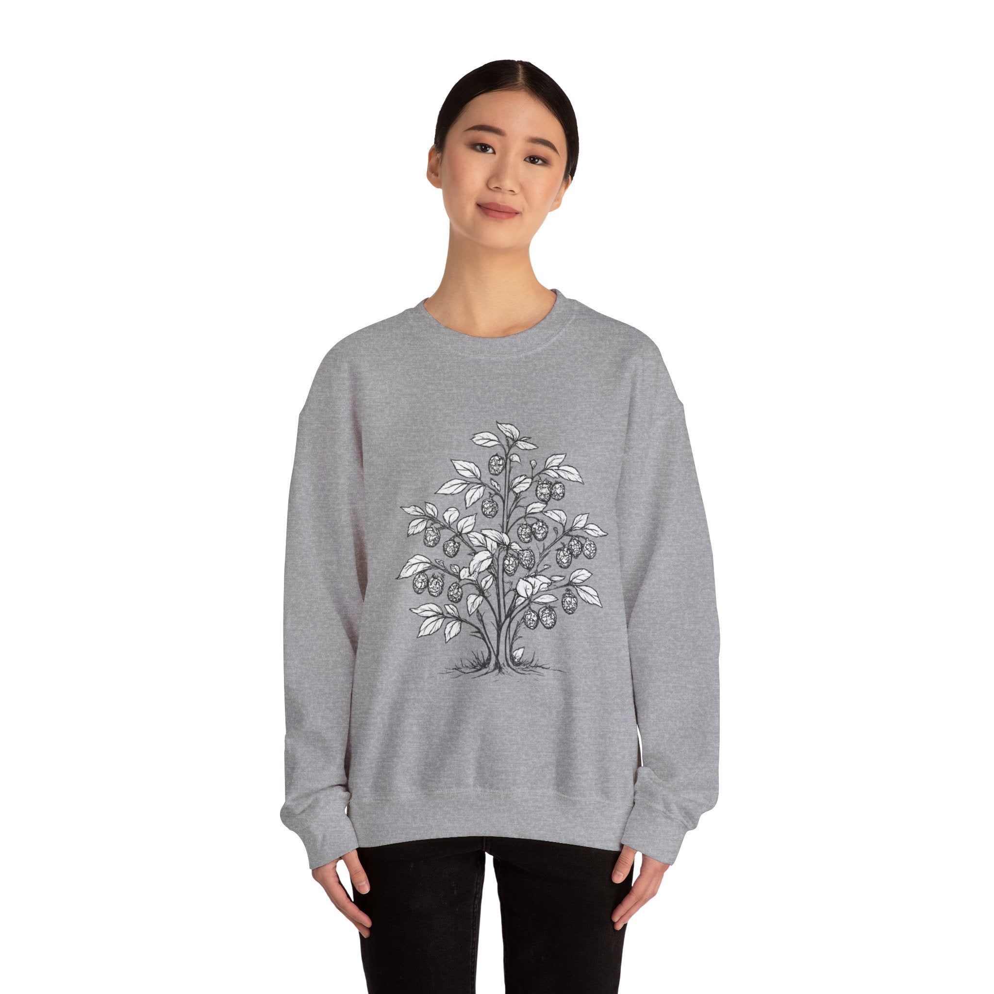 Raspberry bush Crewneck Sweatshirt