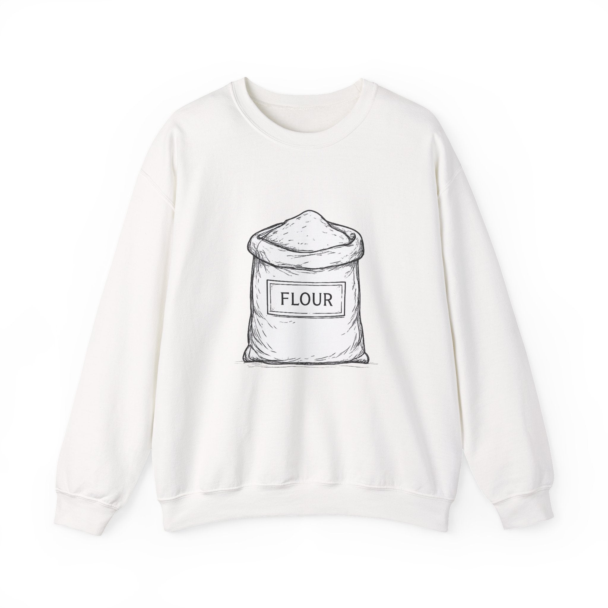 Bag of Flour Sweatshirt — Cozy Rustic Kitchen-Inspired Crewneck