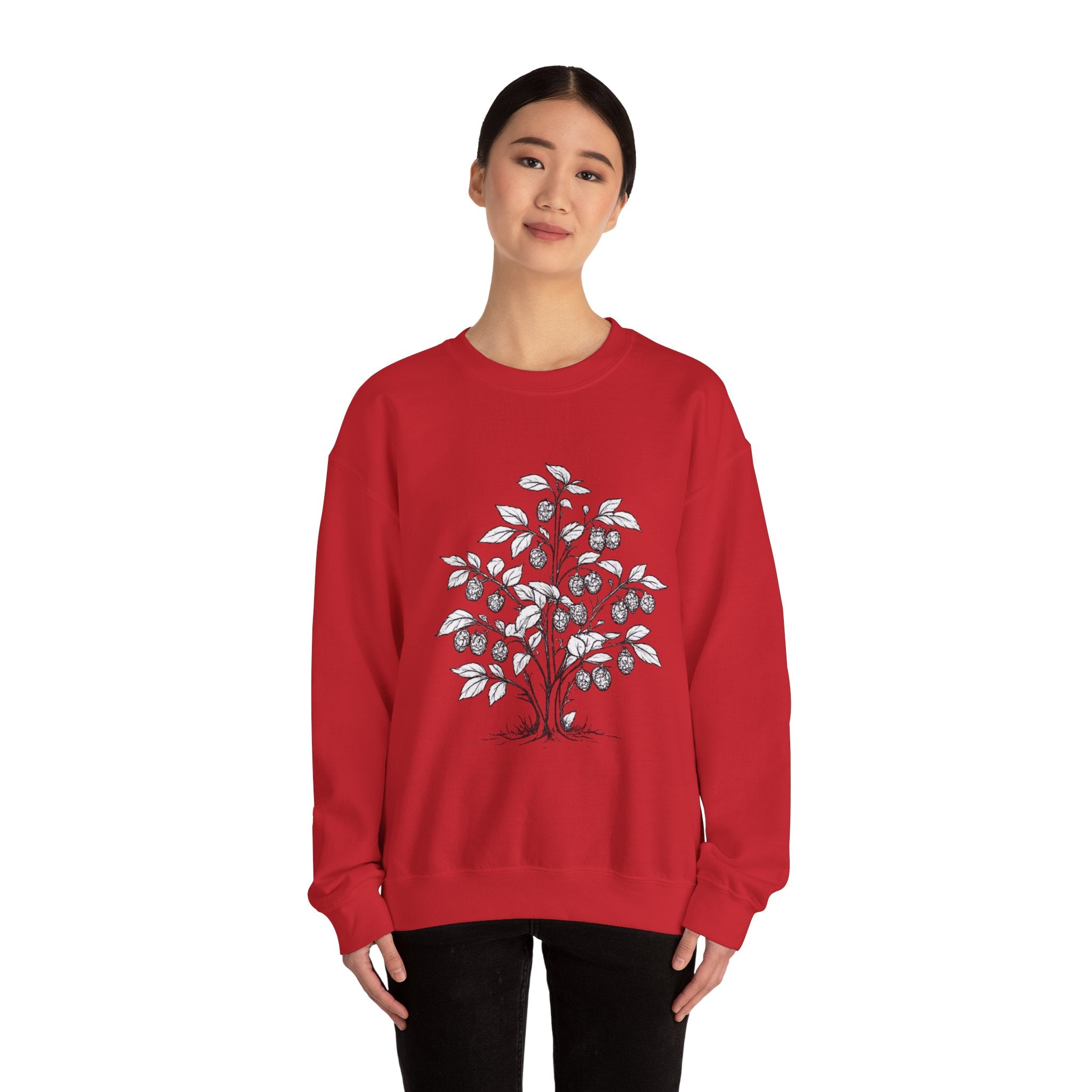 Raspberry bush Crewneck Sweatshirt