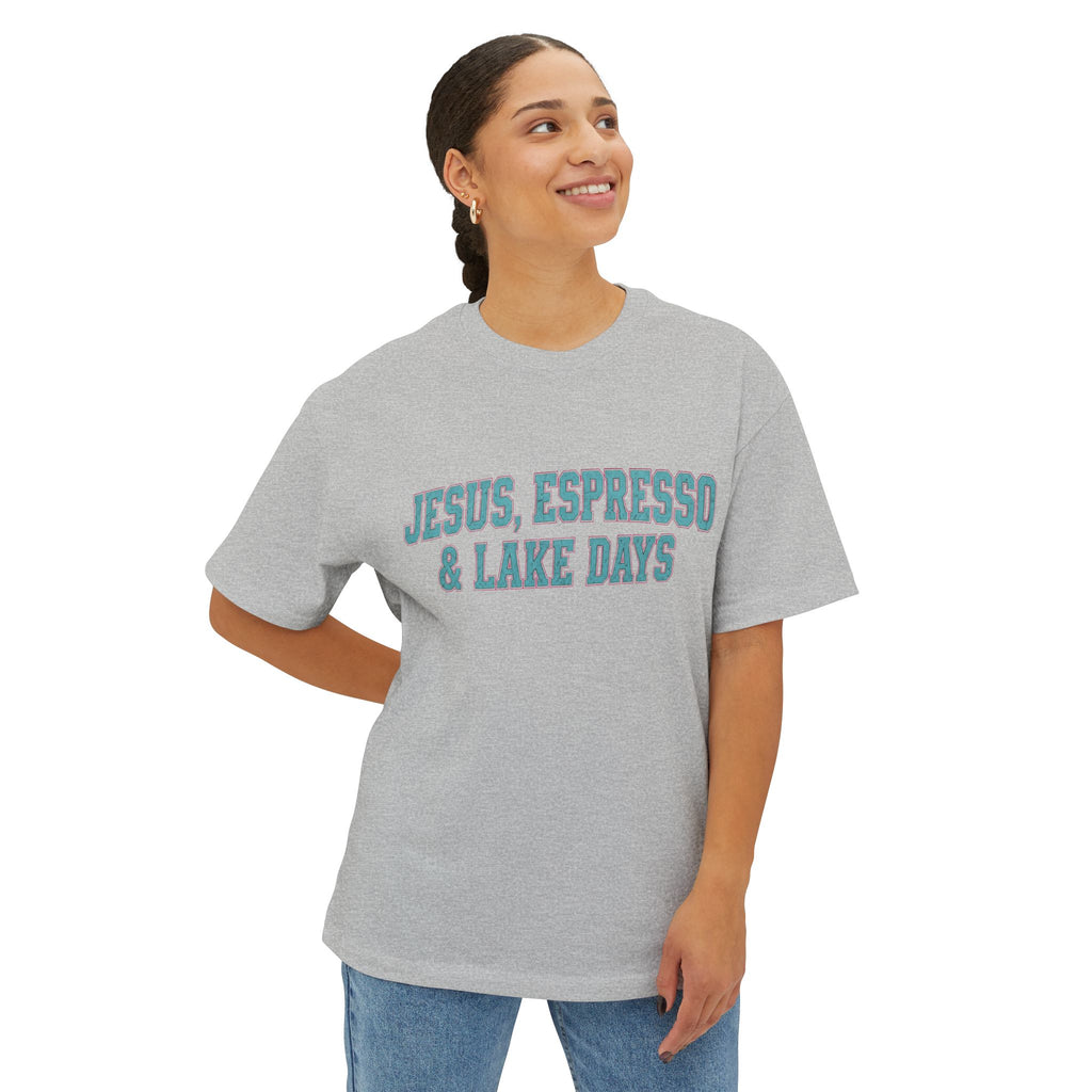 Jesus, Espresso and Lake Days Tee