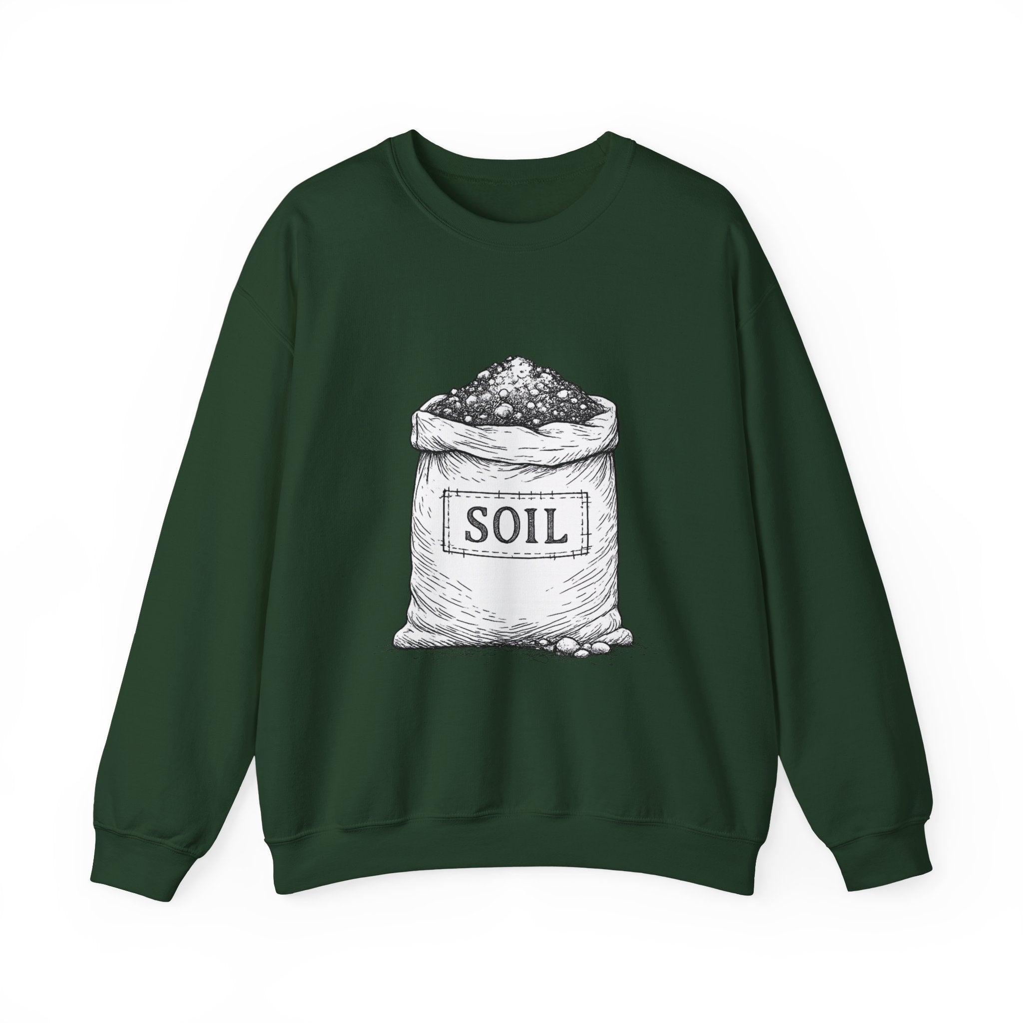 Garden Soil Bag Crewneck Sweatshirt — Gardener Gift