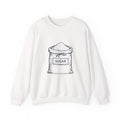 Bag of Sugar Crewneck Sweatshirt — Cozy Vintage Dessert Graphic