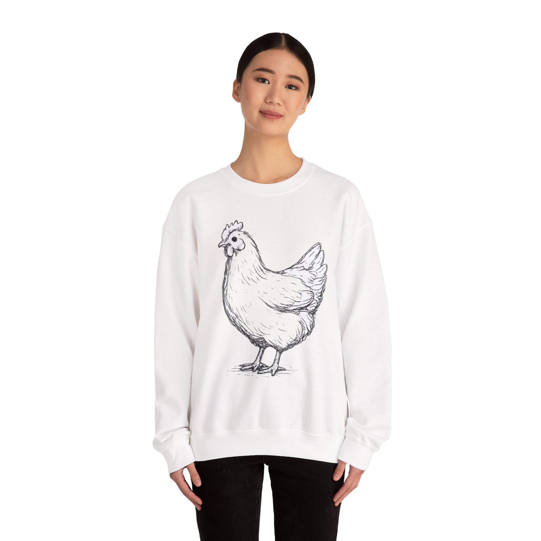 Chicken Crewneck Sweatshirt — Farm Life Design