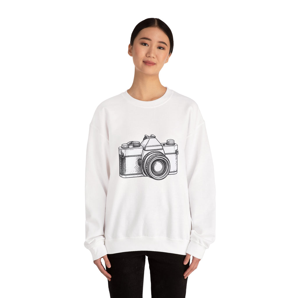 Film Camera Sweatshirt — Vintage Photography Crewneck