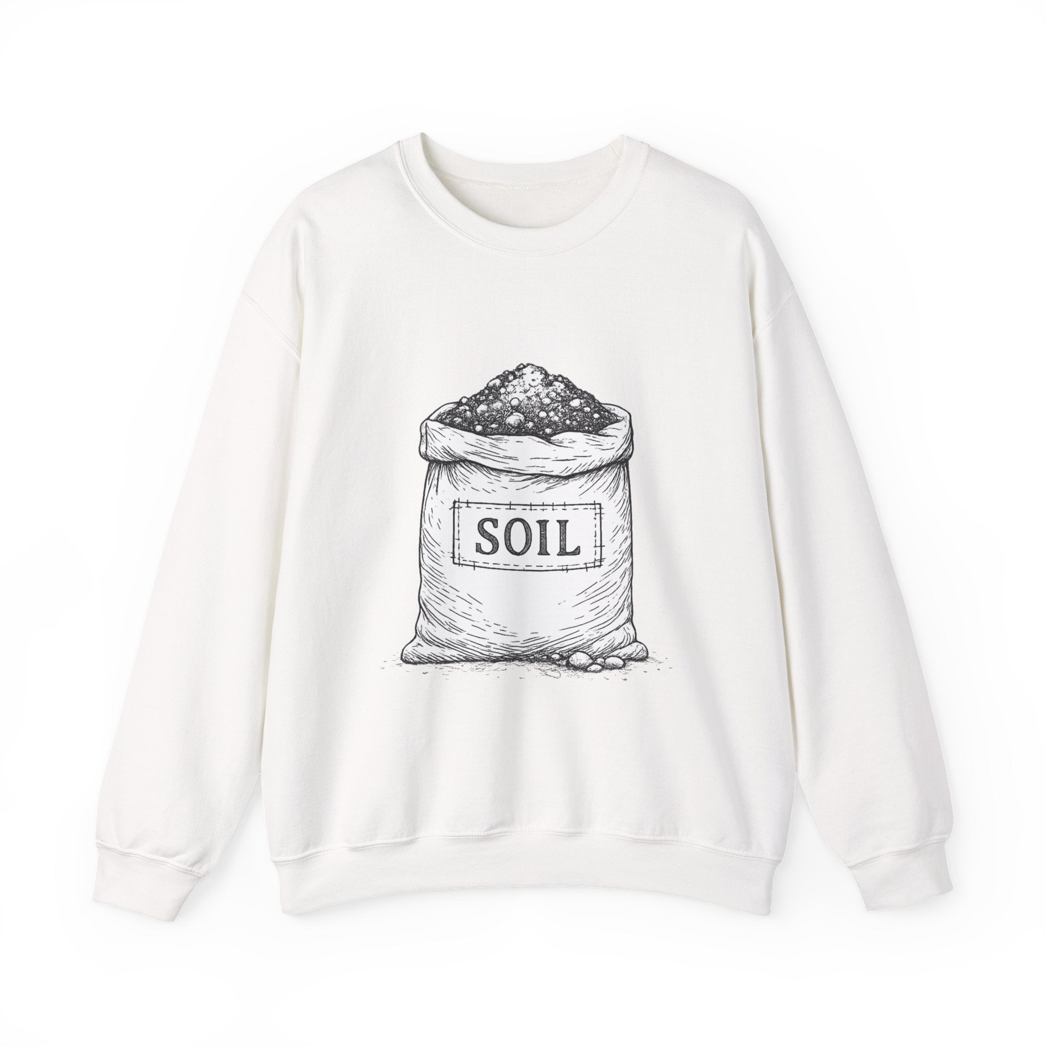 Garden Soil Bag Crewneck Sweatshirt — Gardener Gift