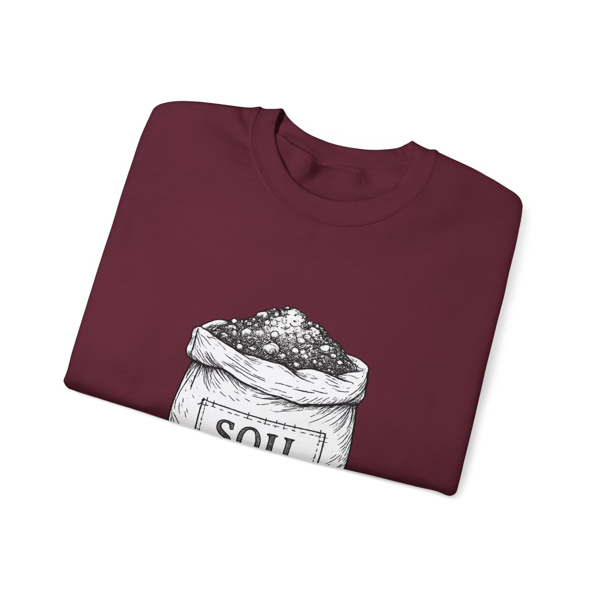 Garden Soil Bag Crewneck Sweatshirt — Gardener Gift