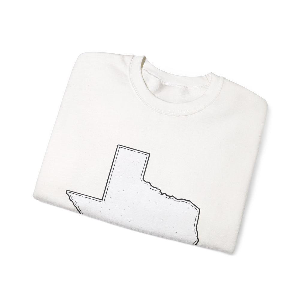 Texas 'TX' Crewneck Sweatshirt — Classic State Pride Pullover