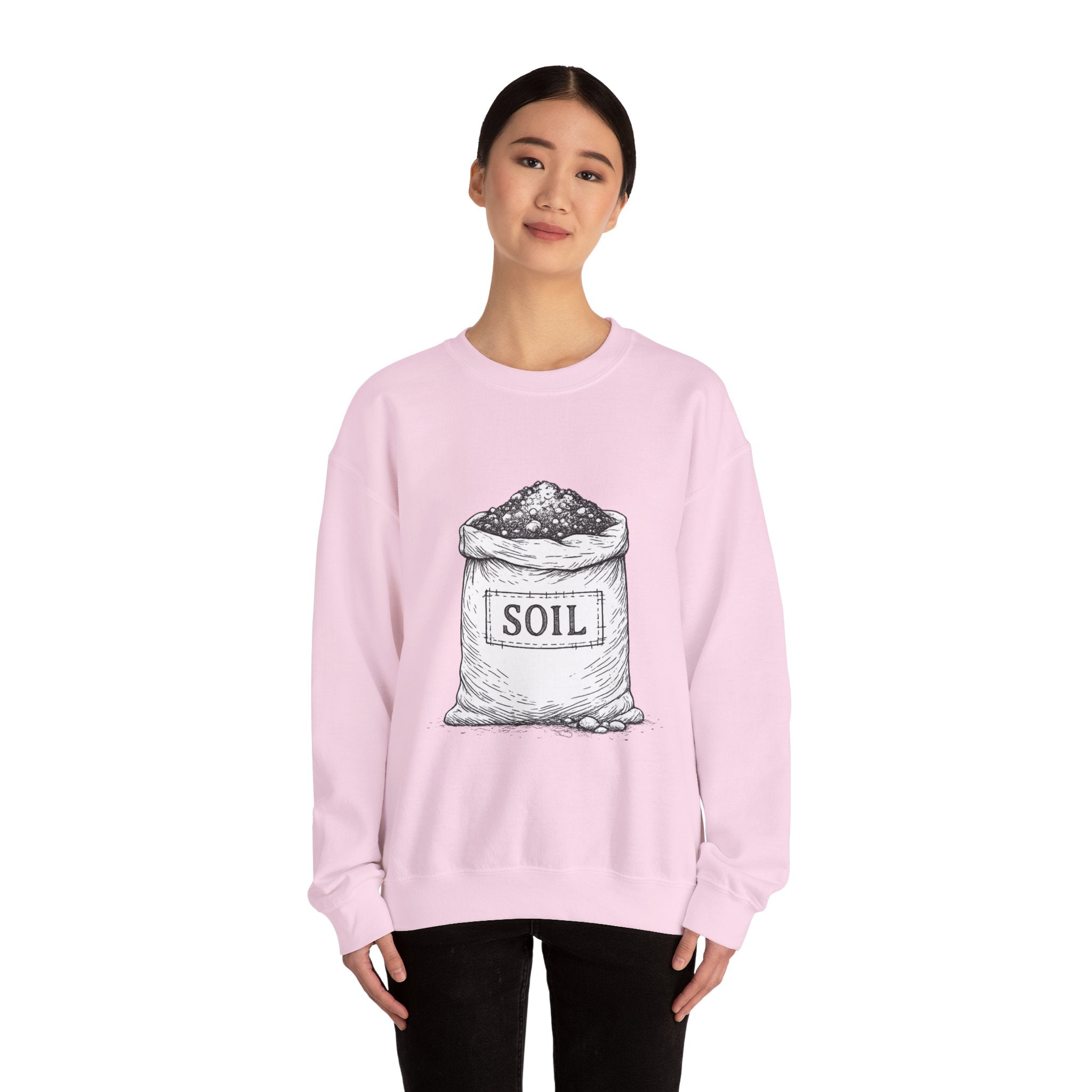 Garden Soil Bag Crewneck Sweatshirt — Gardener Gift