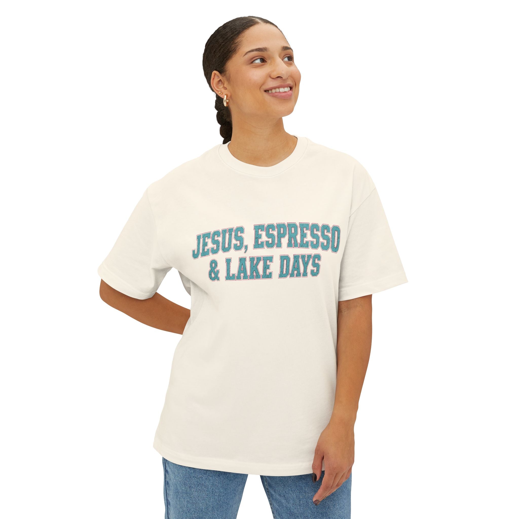 Jesus, Espresso and Lake Days Tee
