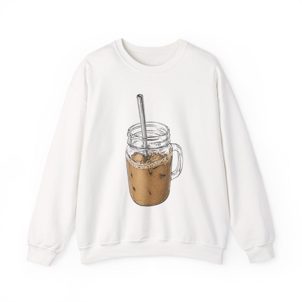 Triple shot with oat milk Crewneck Sweatshirt