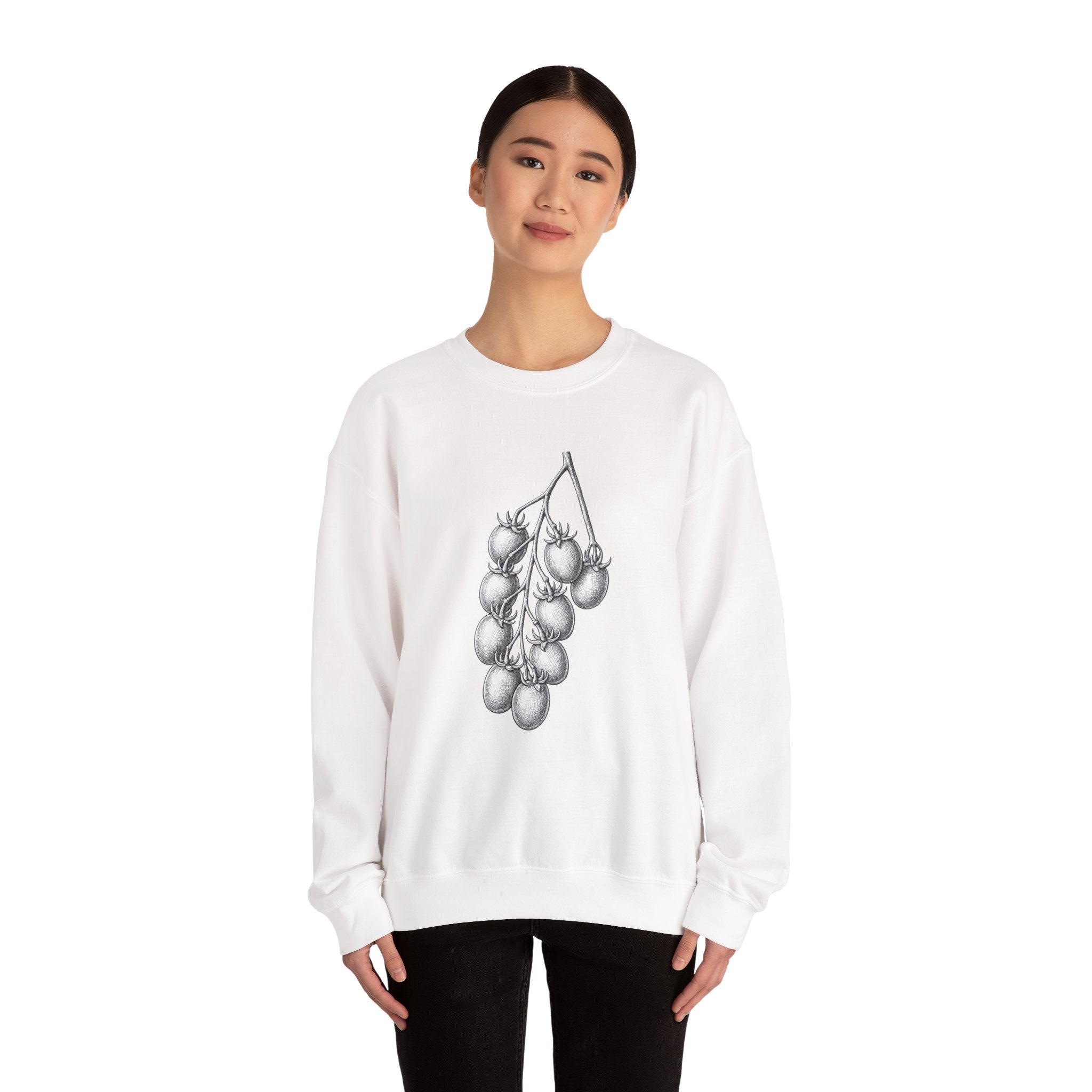 Cherry Grape Tomato Crewneck Sweatshirt