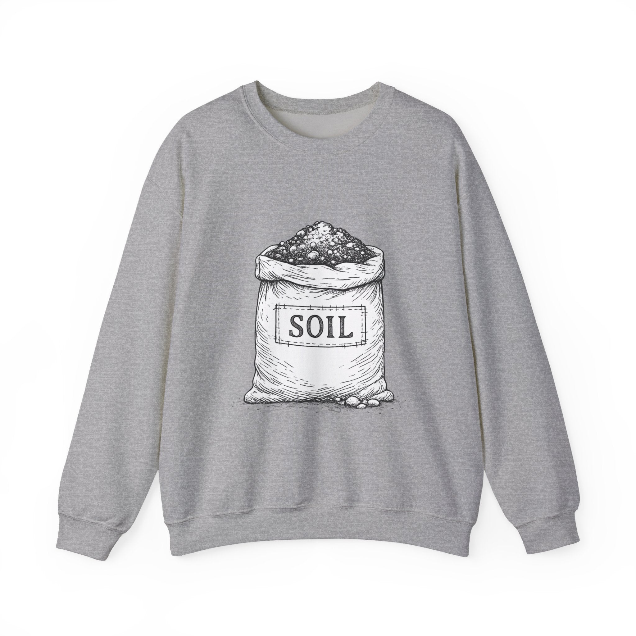 Garden Soil Bag Crewneck Sweatshirt — Gardener Gift