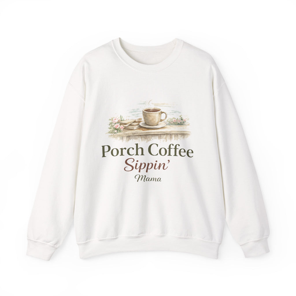 Porch Coffee Sippin’ Mama Crewneck Sweatshirt