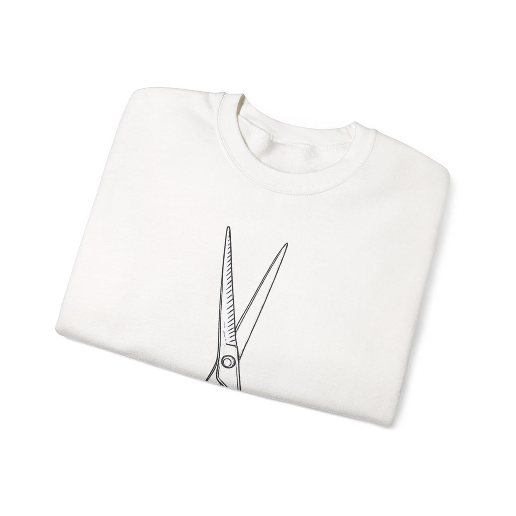 Barber scissors Crewneck Sweatshirt