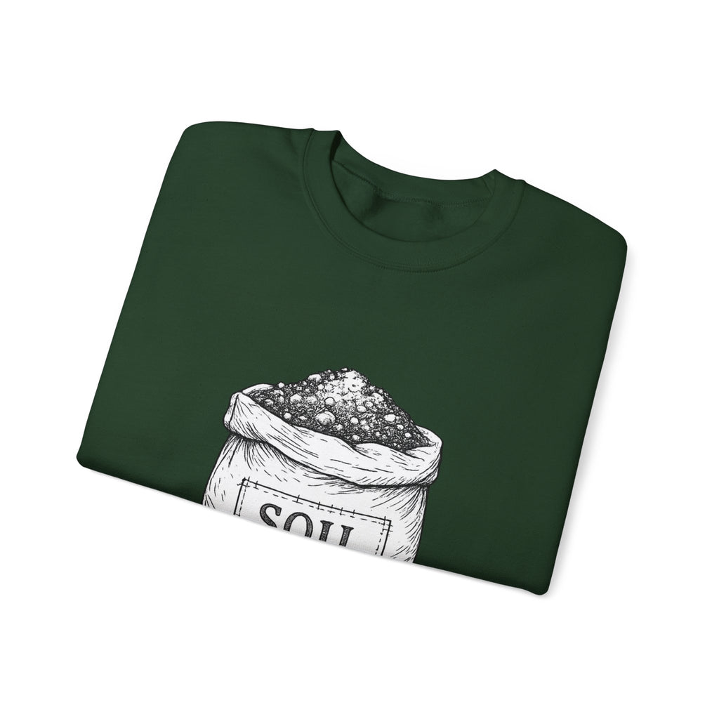 Garden Soil Bag Crewneck Sweatshirt — Gardener Gift