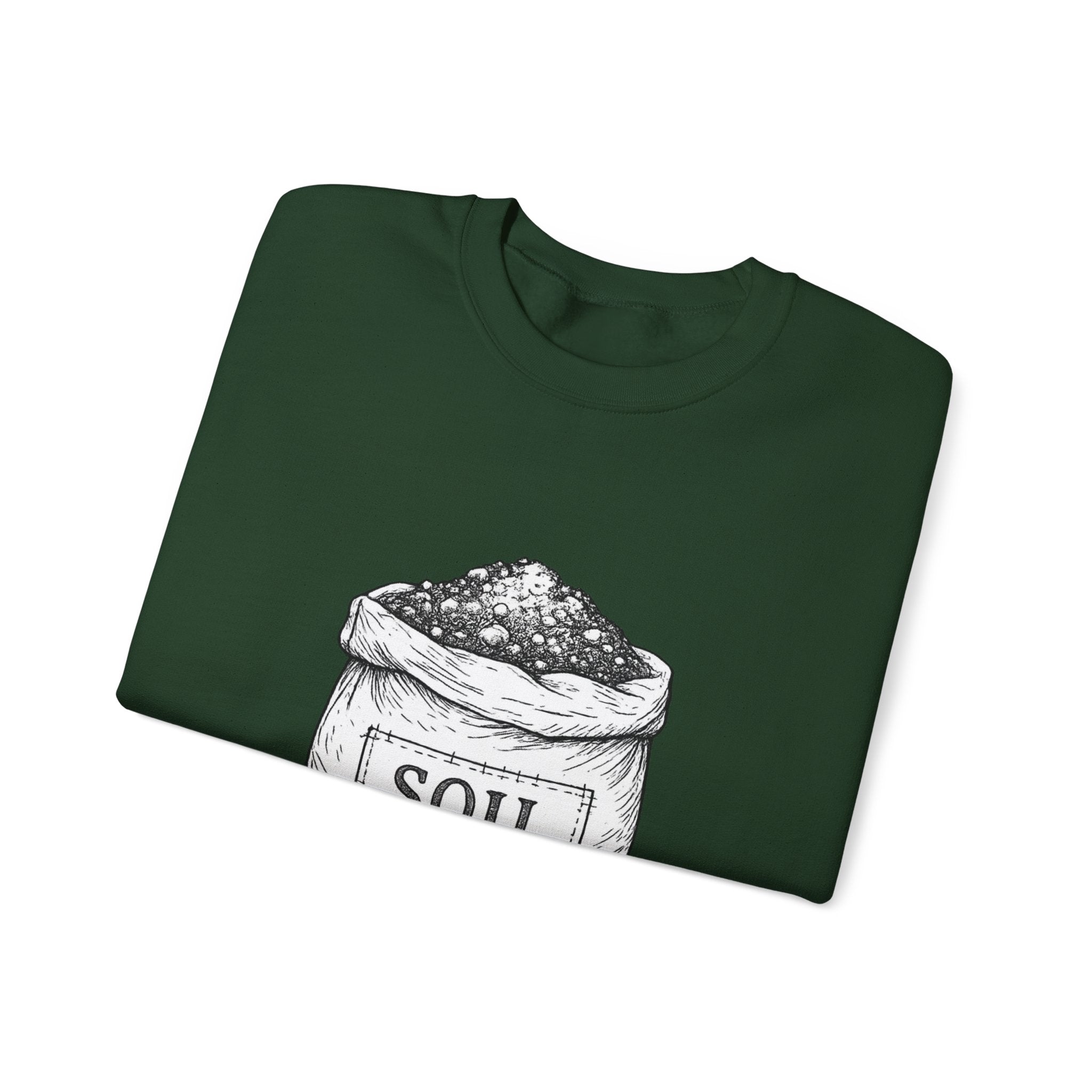 Garden Soil Bag Crewneck Sweatshirt — Gardener Gift