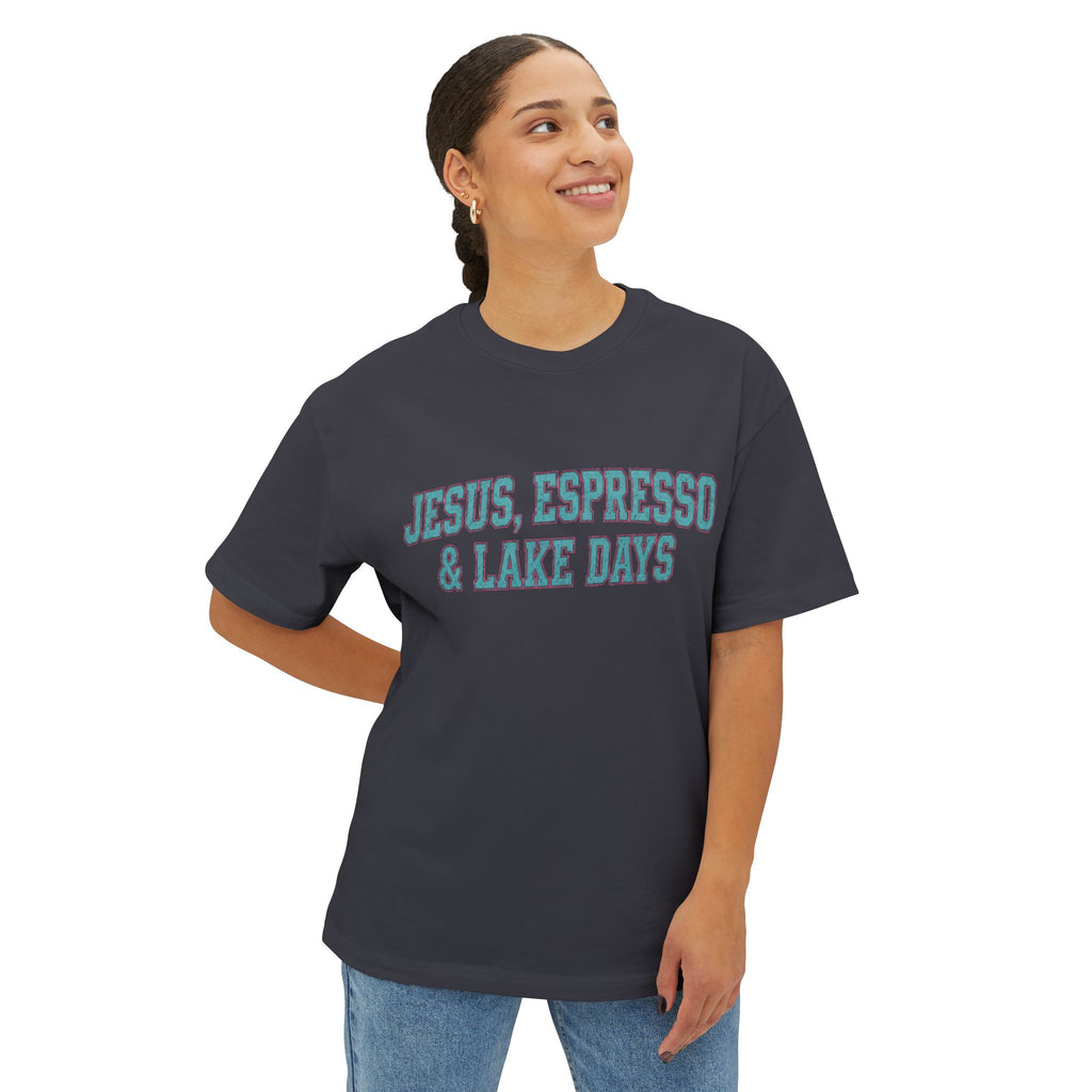 Jesus, Espresso and Lake Days Tee