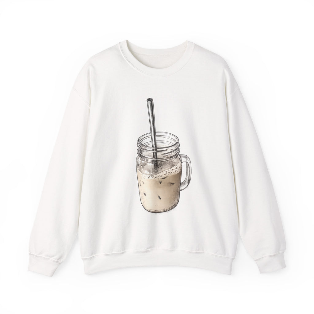 Oat Milk Latte Coffee Sweatshirt — Espresso Lover Crewneck