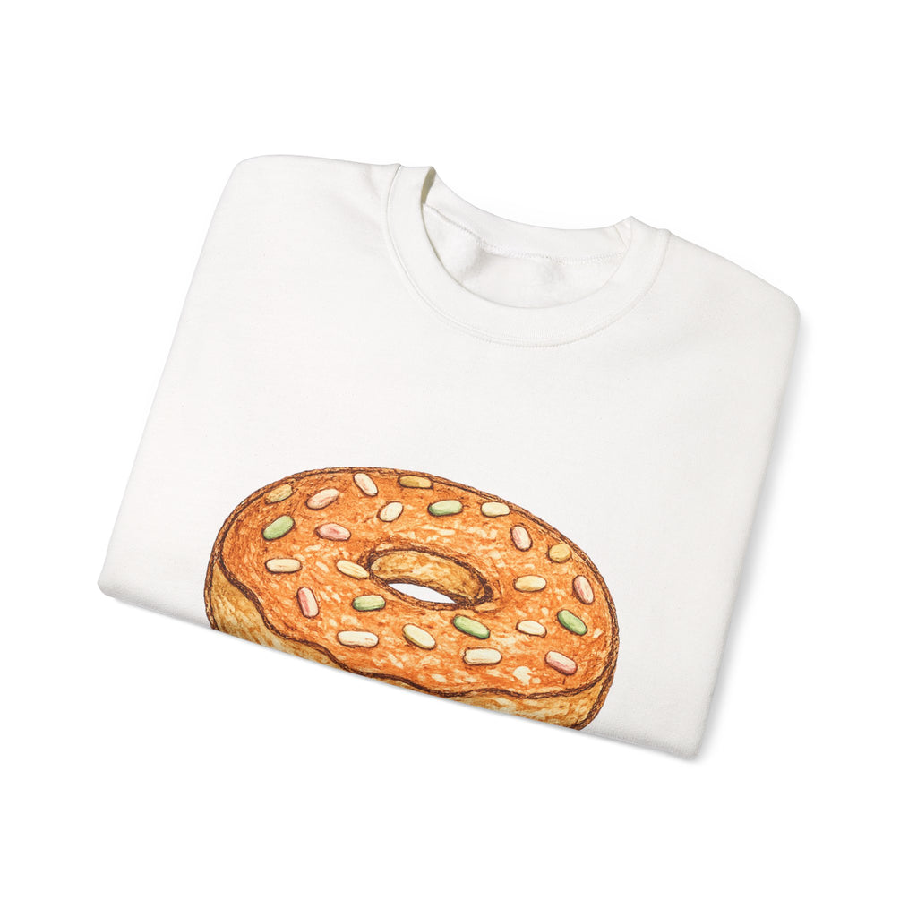 Round donut w sprinkles Crewneck Sweatshirt