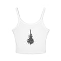 Herb Bundle Tank Top — Botanical Spaghetti Strap Tank for Women