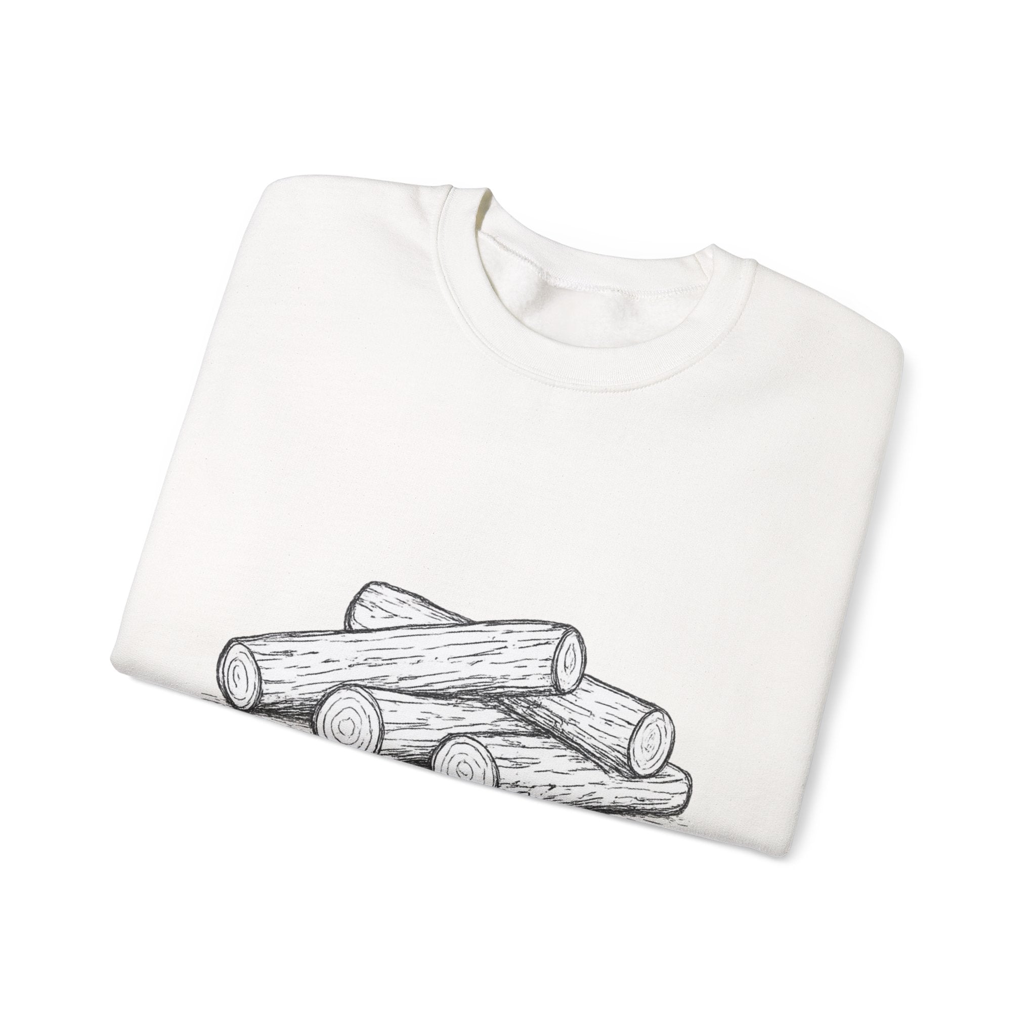 Wood pile Crewneck Sweatshirt